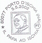 Il Papa ad Ischia e Poste Italiane