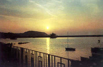 Tramonto al porto di Casamicciola Terme